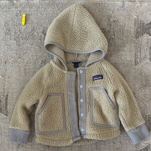 Patagonia Retro pile Cream Fleece Baby Jacket